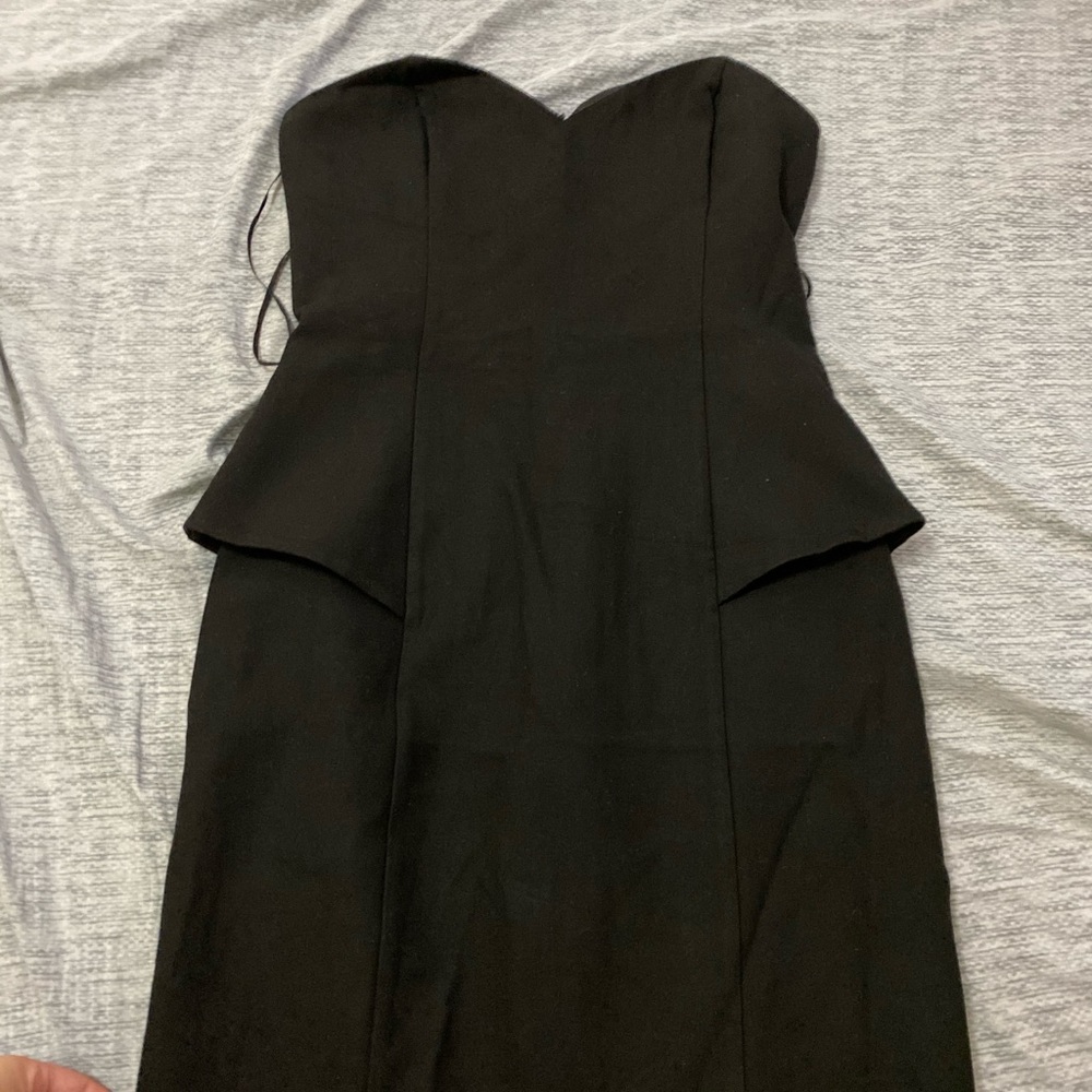 Black short dress from mango